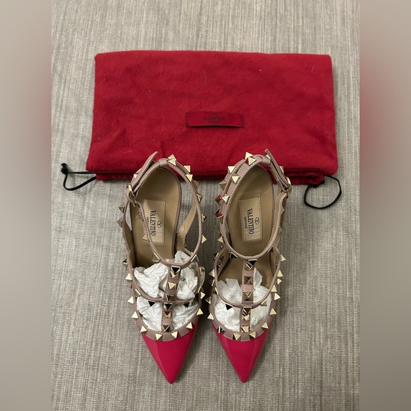 VALENTINO GARAVANI Rockstud Caged Heels, pink, 35, Excellent condition - Picture 3 of 4